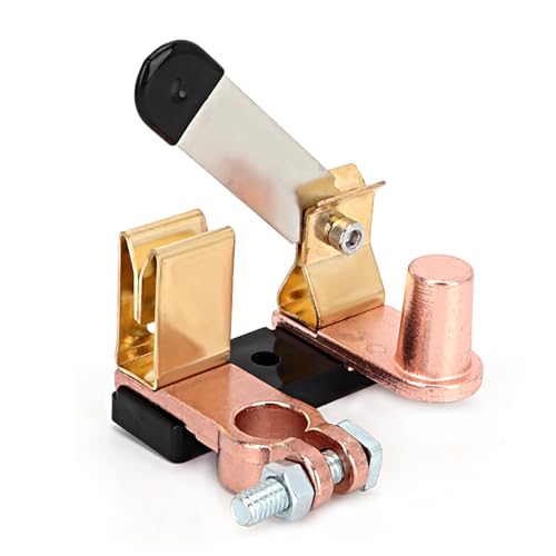 Qiilu Auto-Abschaltschalter, Hochstrom-Blade-Schalter, Top-Post-Batterie-Abschaltschalter, Manuell, Saugglocke, Metall, 12V-24V, 750A, Schwarz Qiilu Auto-Abschaltschalter, Hochstrom-Blade-Schalter, Top-Post-Batterie-Abschaltschalter, Manuell, Saugglocke, Metall, 12V-24V, 750A, Schwarz von Qiilu
