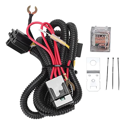 Horn Kabelbaum Relais Kit, 12V Horn Kabelbaum Relais Kit Set für Auto LKW Grille Mount Tone Universal von Qiilu