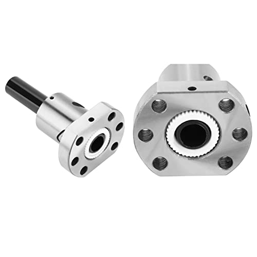 Kugelumlaufmutter mit SFU1605 16mm Lagerstahl-Kugelumlaufspindel mit Kugelmutter für RM1605 SFU1605 Kugelumlaufschraube, Linearantrieb Schubstange u Kugelumlaufmutter mit SFU1605 16mm Lagerstahl-Kugelumlaufspindel mit Kugelmutter für RM1605 SFU1605 Kugelumlaufschraube, Linearantrieb Schubstange u von Qiilu