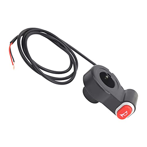 Motorrad-Lenkerschalter Hupe Power Start-Taste Universal für 22 Mm 0,9 Zoll Lenker-Powersport-Schalter Motorrad-Lenkerschalter Hupe Power Start-Taste Universal für 22 Mm 0,9 Zoll Lenker-Powersport-Schalter von Qiilu