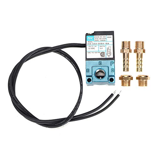 Qiilu, Elektronisches Boost-Control-Magnetventil, 3 Anschlüsse, Gleichstrom 12 V, 5,4 W, 35A-AAA-DDBA-1BA Qiilu, Elektronisches Boost-Control-Magnetventil, 3 Anschlüsse, Gleichstrom 12 V, 5,4 W, 35A-AAA-DDBA-1BA von Qiilu