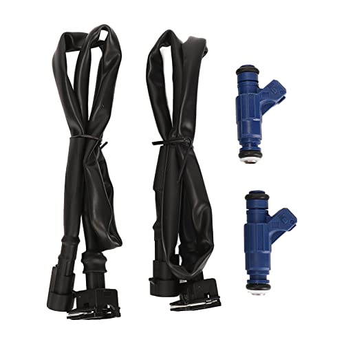 Qiilu 1202863 Einspritzdüsen-Set mit Zopfkabelbaum für Polaris 700 2005-2009 für Polaris RZR 800 2008-2010 1253558 100-4332 0280156208 Ersatz Qiilu 1202863 Einspritzdüsen-Set mit Zopfkabelbaum für Polaris 700 2005-2009 für Polaris RZR 800 2008-2010 1253558 100-4332 0280156208 Ersatz von Qiilu