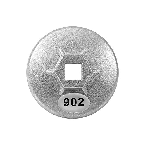Qiilu 67 mm 14-schneidiges Aluminium-Ölfilterschlüssel-Werkzeug zum Entfernen des Kartuschensteckschlüssels von Qiilu