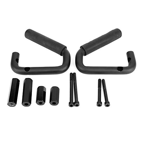 Qiilu Auto Steckdose Griff, Auto Steckdose Griff, Auto Frontgriff Zubehör Aluminiumlegierung Fit für Jeep Wrangler JK 2/4 Tür 2007-2019 von Qiilu