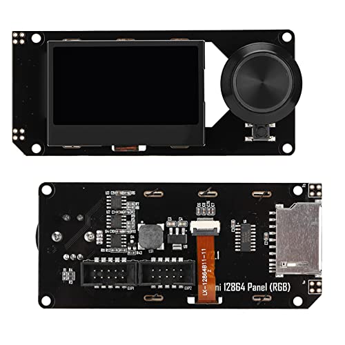 Qiilu Display LCD-Bildschirmmodul MKS-Display für 3D-Druckerzubehör mit Kartensteckplatz für Marlin DIY-Modul Display für 3D-Druckerzubehör mit Kartensteckplatz für MKS Desi (Schwarz von Qiilu