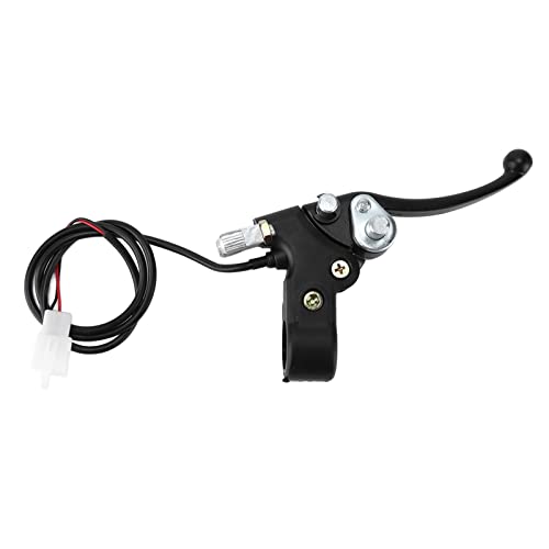 Qiilu Quad Bremshebel, Rechter Bremshebel, 22mm Motorrad Griffhebel, Bremskupplungshebel Rechter Bremsgriffhalter, Rechter Kupplungs Bremsgriff Hebelsitz mit Kabel für 2-Takt Mini Quad ATVs von Qiilu