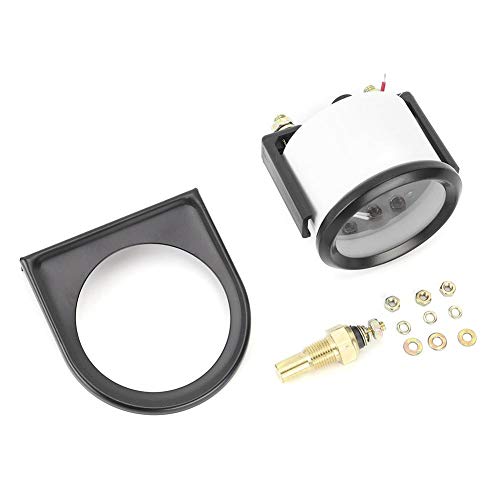 Qiilu Wassertemperaturanzeiger, 2 inch 52 mm 12V Auto Digitale Wassertemperaturanzeige Kit Digital Wasser Thermometer Messgert Meter 40-120 Universal Modified Parts von Qiilu