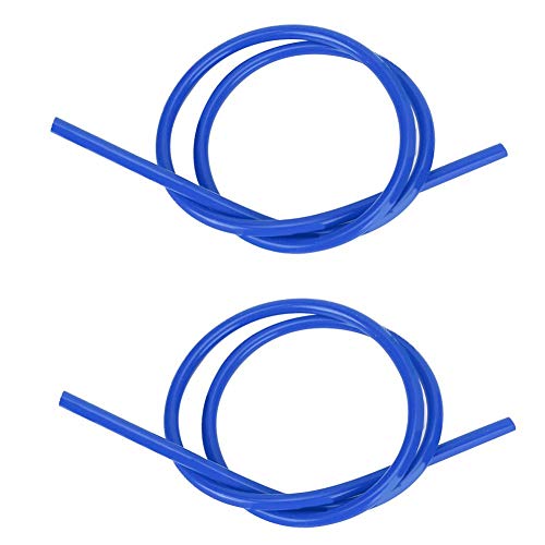Zündkabel, 2 Stück Auto Zündkabel Zündungskabel 8mm Silikon Siliziumkarbid Kern Zündkabel Zünd Kabel Zündungs 1m lang (Blau) von Qiilu