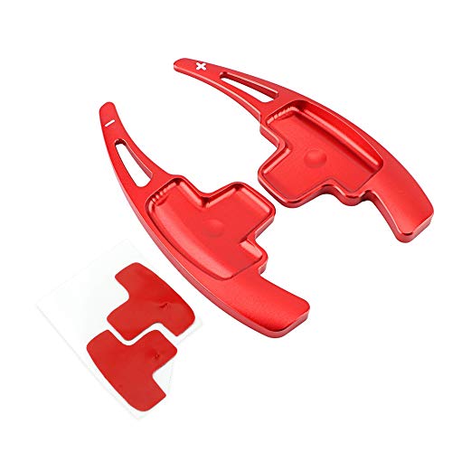Schaltwippen für A B E R M Class GLK SLK,Aluminiumlegierung Schaltwippen Verlängerung Lenkrad-Paddel-Schalthebel rot Schaltwippen für A B E R M Class GLK SLK,Aluminiumlegierung Schaltwippen Verlängerung Lenkrad-Paddel-Schalthebel rot von Qiilu