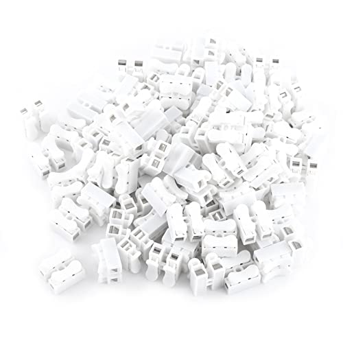 terminal wire connector- 100 Stücke 5A 220 V 2 Pin Push Schnell Draht Kabel Stecker Weiß Verdrahtung Terminal Draht spleiß Werkzeug Conectores de Cable Electricos Steckverbinder von Qiilu
