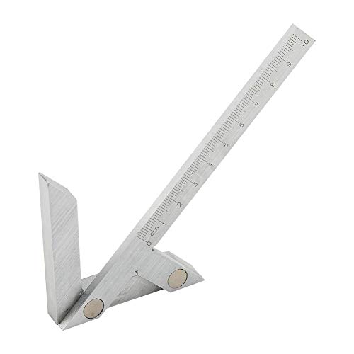 zentrierwinkel für rundmaterial zentrierwinkel für rundmaterial- Zentrierlehre Lineal Zentrierquadrat Zentrierquadrat 100 70 Mm Messmittenlehre Rundstabmarkierung Zentriersucher Sucher Kohlenstoffsta von Qiilu