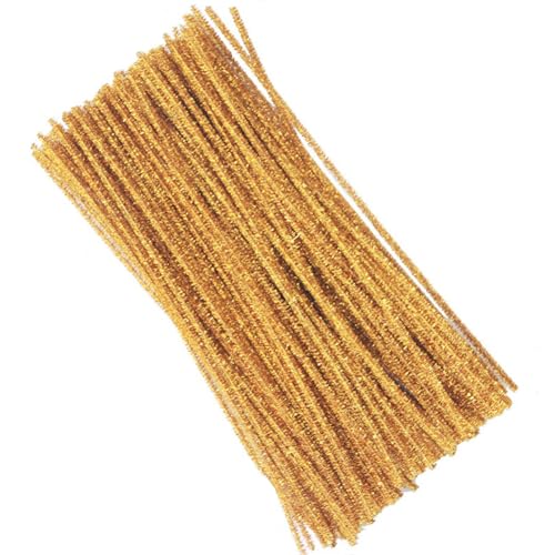 100 Stück Glitzer Pfeifenreiniger Set, Gold Pfeifenreiniger Chenilledraht 30 cm, Pfeifenputzerdraht für Handwerk DIY Craft Projekte Chenilledraht Biegeplüsch zum Basteln und Dekorieren Pipe cleaners 100 Stück Glitzer Pfeifenreiniger Set, Gold Pfeifenreiniger Chenilledraht 30 cm, Pfeifenputzerdraht für Handwerk DIY Craft Projekte Chenilledraht Biegeplüsch zum Basteln und Dekorieren Pipe cleaners von Qikaara