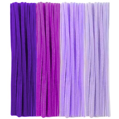 100 Stück Pfeifenreiniger, Violett Serie Pfeifenreiniger Chenilledraht 30cm, Pfeifenputzerdraht für Handwerk DIY Craft Projekte Chenilledraht Biegeplüsch zum Basteln und Dekorieren Pipe cleaner purple 100 Stück Pfeifenreiniger, Violett Serie Pfeifenreiniger Chenilledraht 30cm, Pfeifenputzerdraht für Handwerk DIY Craft Projekte Chenilledraht Biegeplüsch zum Basteln und Dekorieren Pipe cleaner purple von Qikaara