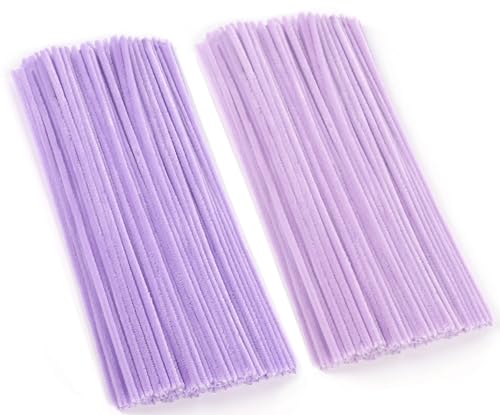 100 Stück Pfeifenreiniger Set, Violett Pfeifenreiniger Chenilledraht 6mm*30cm, Lila Pfeifenputzerdraht für DIY Craft Projekte Chenilledraht Biegeplüsch zum Basteln & Dekorieren Pipe cleaners purple 100 Stück Pfeifenreiniger Set, Violett Pfeifenreiniger Chenilledraht 6mm*30cm, Lila Pfeifenputzerdraht für DIY Craft Projekte Chenilledraht Biegeplüsch zum Basteln & Dekorieren Pipe cleaners purple von Qikaara