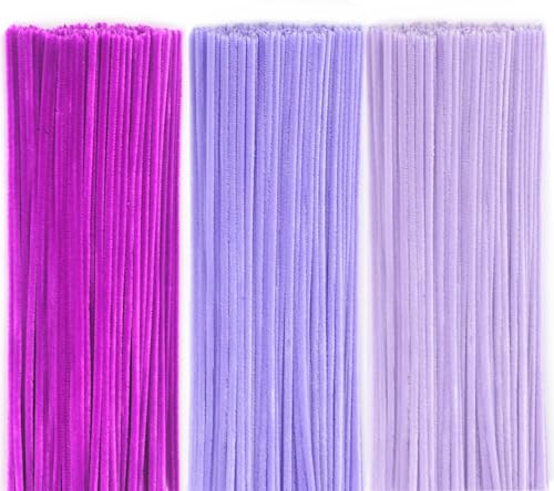 150 Stück Pfeifenreiniger zum Basteln, 3 Verschiedene Violett Pfeifenputzer Chenilledraht, 30 cm Lang Pfeifenputzerdraht Pipe Cleaner für Handwerk, DIY Craft Projekte, Basteln, Dekorieren (3 Farben) 150 Stück Pfeifenreiniger zum Basteln, 3 Verschiedene Violett Pfeifenputzer Chenilledraht, 30 cm Lang Pfeifenputzerdraht Pipe Cleaner für Handwerk, DIY Craft Projekte, Basteln, Dekorieren (3 Farben) von Qikaara