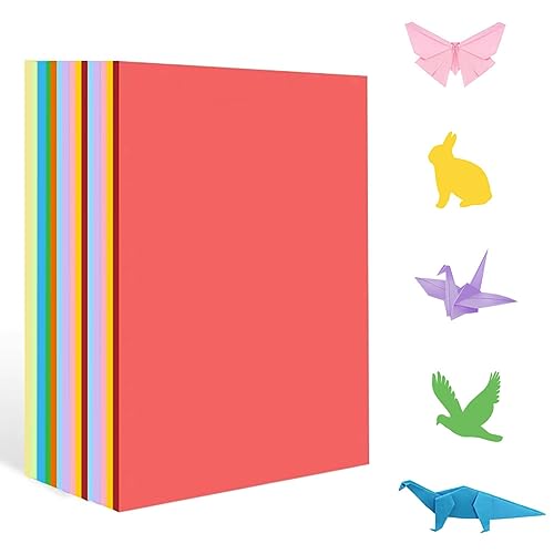 200 Blatt Bunte Origami Papier, A4 Faltpapier 70 g/m² Tonpapier Zweiseitig Bastelpapier Doppelseitig Farbig Papier für DIY Kunst Handwerk, Papierblumen und Bastelprojekte,20 Farben Folding craft paper 200 Blatt Bunte Origami Papier, A4 Faltpapier 70 g/m² Tonpapier Zweiseitig Bastelpapier Doppelseitig Farbig Papier für DIY Kunst Handwerk, Papierblumen und Bastelprojekte,20 Farben Folding craft paper von Qikaara
