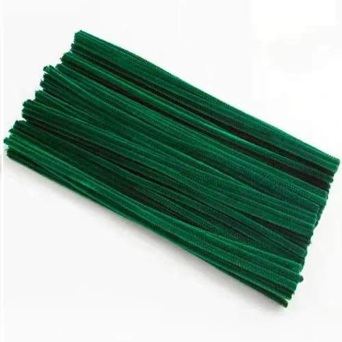 200 Stück Pfeifenreiniger Set, Dunkelgrün Pfeifenreiniger Chenilledraht 30cm, Pfeifenputzerdraht für Handwerk DIY Craft Projekte Chenilledraht Biegeplüsch zum Basteln und Dekorieren Pipe cleaner green 200 Stück Pfeifenreiniger Set, Dunkelgrün Pfeifenreiniger Chenilledraht 30cm, Pfeifenputzerdraht für Handwerk DIY Craft Projekte Chenilledraht Biegeplüsch zum Basteln und Dekorieren Pipe cleaner green von Qikaara