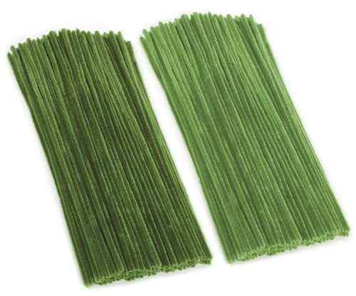 200 Stück Pfeifenreiniger Set, Grün Pfeifenreiniger Chenilledraht 6mm*30cm, Pfeifenputzerdraht für Handwerk DIY Craft Projekte Chenilledraht Biegeplüsch zum Basteln und Dekorieren Pipe cleaners green 200 Stück Pfeifenreiniger Set, Grün Pfeifenreiniger Chenilledraht 6mm*30cm, Pfeifenputzerdraht für Handwerk DIY Craft Projekte Chenilledraht Biegeplüsch zum Basteln und Dekorieren Pipe cleaners green von Qikaara