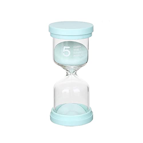 Sanduhr 5 Minuten Grün Sanduhren für Kinder, Glas Timer, Kinderuhr, dekorative Sanduhr, Timer können in Küchen, Klassenzimmern, Zuhause, Büros Zeitmanagement Kurze Zeit von Qikaara