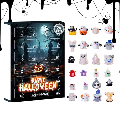 Countdown-Kalender Spielzeug,Geisterstatue Deko Für Halloween - Halloween Countdown Kalender Spielzeug Geschenk Zimmerdeko Für Erwachsene Jugendliche Mädchen Wohnheim Wohnzimmer Nachttisch Countdown-Kalender Spielzeug,Geisterstatue Deko Für Halloween - Halloween Countdown Kalender Spielzeug Geschenk Zimmerdeko Für Erwachsene Jugendliche Mädchen Wohnheim Wohnzimmer Nachttisch von Qikam