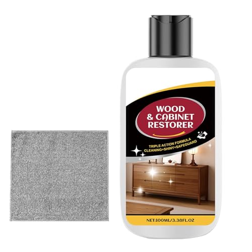Holzoberflächen Restaurator, 100 ml Holz Kratzer Abdeckung & Entferner, Reparatur Reiniger Füller Öl Für Glanz Schutz Verhindert Ausbleichen UV Schutz Entfernt Schmutz Rückstände von Qikam
