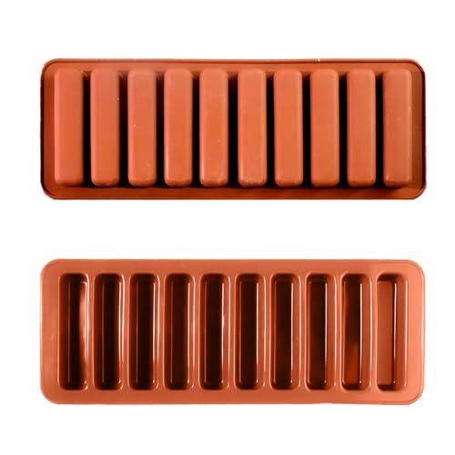 Schokoladenform Silikon Tief Schokoladenform Selber Machen Schokoladentafel Form Extra Tief Silikonform Schokolade Form für Schokolade Praline Süßigkeiten, Antihaft & Wiederverwendbare von Qikam