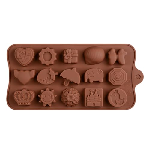 Schokoladenform Silikon Tief Schokoladenform Selber Machen Schokoladentafel Form Extra Tief Silikonform Schokolade Form für Schokolade Praline Süßigkeiten, Antihaft & Wiederverwendbare von Qikam