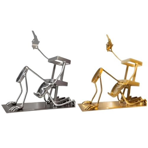 Totenkopf Cola und Weinflaschenständer - Metall Flaschenhalter - Dekoration Flaschenständer - Lustiger Schädel Skelett Bar Dekors für Whiskey & Bier - Steampunk Stil Weinständer für Zuhause, Bar Totenkopf Cola und Weinflaschenständer - Metall Flaschenhalter - Dekoration Flaschenständer - Lustiger Schädel Skelett Bar Dekors für Whiskey & Bier - Steampunk Stil Weinständer für Zuhause, Bar von Qikam