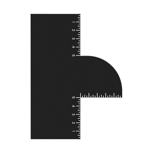 Verbesserungskarte - Haarlinienschablone,Bart Accessoires Mit Messskalen Für Glattes Rasieren Männer Jugendliche Anfänger von Qikam