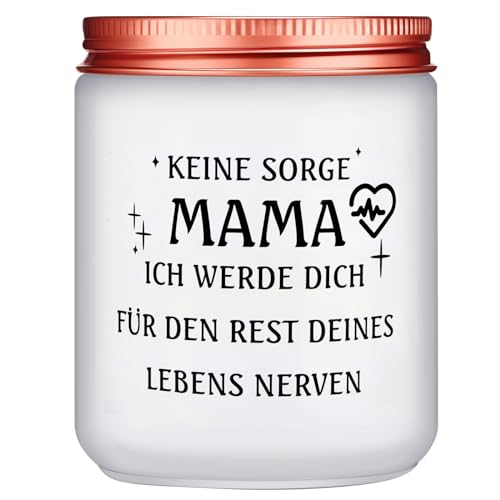 Geschenk für Mama von Tochter, Sohn-beste Mama Geschenke,Weihnachtsgeschenke für Mama, lustige Geburtstagsgeschenke für Mama Frauen, lustige Kerzen Geschenke für Mama von Qikenamo