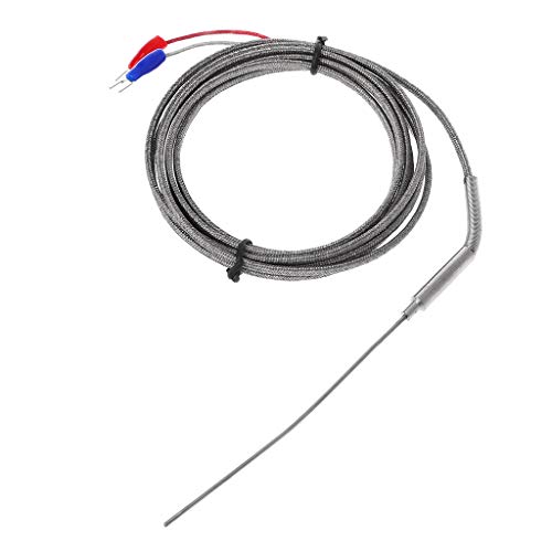 Qiman 2 M K Thermoelement Typ 1,5 Mm Temperaturfühler Aus Edelstahl von Qiman