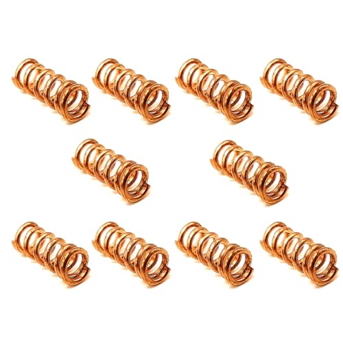 QinOz 10 Stück Reine Kupfer solide Feder für Autoheizungsstecker und elektrisches Zubehör QinOz 10 Stück Reine Kupfer solide Feder für Autoheizungsstecker und elektrisches Zubehör von QinOz