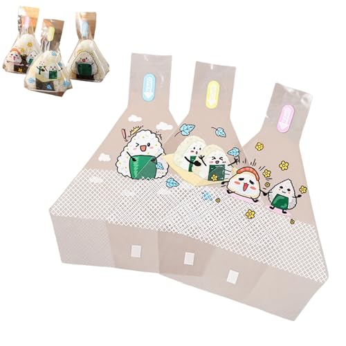 Dreieckige Verpackungen für Onigiri, Onigiri, dreieckige Reisbeutel für Onigiri, mikrowellengeeignete Onigiri-Beutel, transparente dreieckige Lebensmittelbeutel, Sushi-Geschenkpapier, japanische Dreieckige Verpackungen für Onigiri, Onigiri, dreieckige Reisbeutel für Onigiri, mikrowellengeeignete Onigiri-Beutel, transparente dreieckige Lebensmittelbeutel, Sushi-Geschenkpapier, japanische von QinZiEn