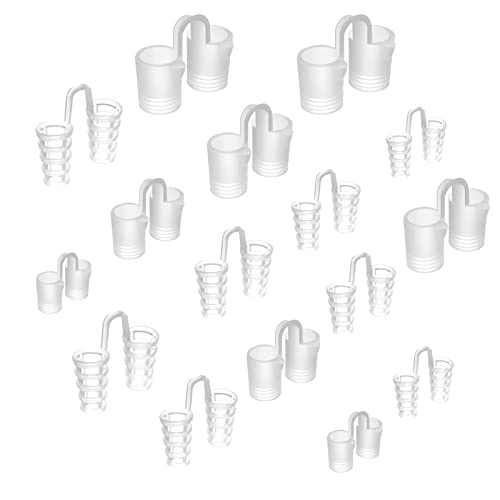 16pcs Soft Nasendilatatoren Weichem Silikon Nasenentlastung Nasenspreizer Nasenklammer Gegen Schnarchen Schnarchstopper Anti Schnarch Gerät für sSofortige Nasenatmer Verbesserung der Atmung Sports von QincLing