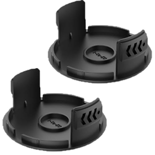 2 Stück Trimmer Spool Caps,Trimmerkappe,Ersatzspulenkappen,Kompatibel mit Parkside PRTA 20-Li A1- IAN 311046,PRTA 20-Li B1- IAN 330831 von Qingriver
