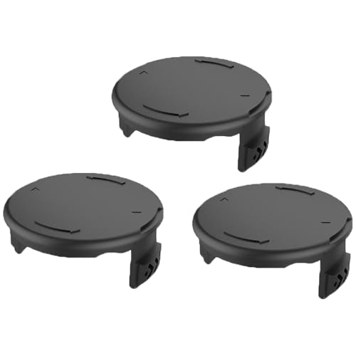 Qingriver 3 Stück Spulenabdeckung Kompatibel mit Bosch Art 23/26 SL, F016F04557 Fadenabdeckung zum Schutz des Trimmerkopf von Qingriver