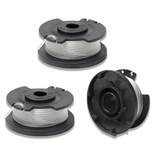 3 Stück Nylon Ersatzspule,kompatibel mit Einhell GE-CT 18/28 Li,Nylon Rasentrimmer-Ersatzfadenspule,Rasentrimmer Spule von Qingriver