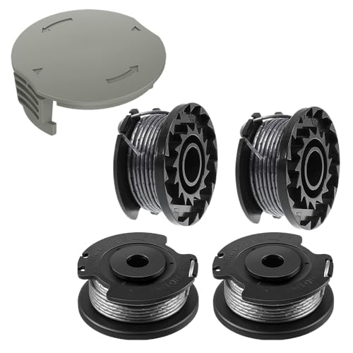 Rasentrimmer Spule,4 Stück Trimmer Fadenspule,kompatibel mit Bosch EasyGrassCut EasyGrassCut 23, EasyGrassCut 26, EasyGrassCut 18 von Qingriver