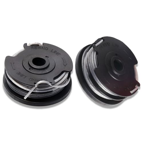 Trimmer Fadenspule Für Rasentrimmer,2Pcs Strimmer Spool Line,Rasentrimmer Spule,Funktioniert Mit Bosch ART 24 27 30 30-36 LI Grass Trimmer F016800569 F016800385 von Qingriver