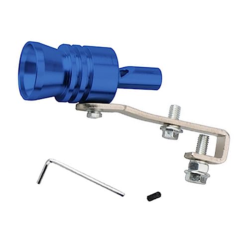 Turbo sound,Turbo sound whistle，Auspuff Sound Booster Pfeife，Für Turbolader pfeifen Im Auto，Universal Turbo whistle Soundgenerator Tuning - Auspuffpfeife für Endrohre,Simulator-Pfeife Größe L(blau) von Qingriver