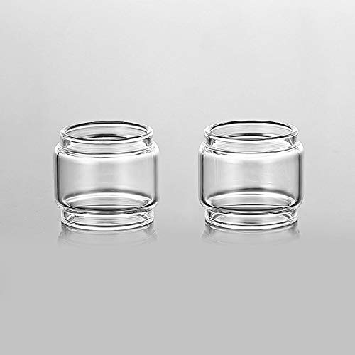 Qingtian-ceg 2 stücke Ersatz Fatboy Glas Tank für Aspire Cleito pro/Cleito 120 / Cleito 120 Pro,Frei von Tabak und Nikotin (Bundle : Cleito 120, Color : Clear) von Qingtian-ceg