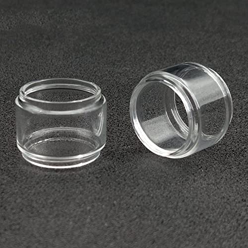 Qingtian-ceg 2er Glas Tube/Bubble Tube for Aspire Tigon Vape MTL/DTL 3.5 / 2ml (Frei von Tabak und Nikotin) (Farbe : Fat Tube, Größe : 2pcs) von Qingtian-ceg