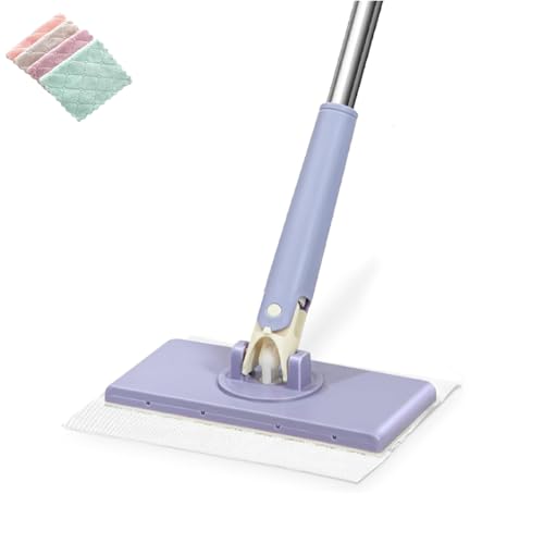 Automatischer Tuchwechsel-Mini-Mopp, freihändiger Mini-Mopp, kompatibel mit Gesichtstüchern, um 360 ° drehbarer Kopf, tragbarer Push-Pull-Griff, Design für Boden, Spiegel, Wand, Badezimmer, Küche Automatischer Tuchwechsel-Mini-Mopp, freihändiger Mini-Mopp, kompatibel mit Gesichtstüchern, um 360 ° drehbarer Kopf, tragbarer Push-Pull-Griff, Design für Boden, Spiegel, Wand, Badezimmer, Küche von QingxingFa