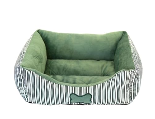 Qinhaixi Katzenbett Kätzchenbett Waschbares Hundebett für mittelgroße und kleine Hunde extra großes Rechteck Haustierbett für Welpen und Katzen Haustierkissen Höhle (B, 48 * 38 cm) von Qinhaixi