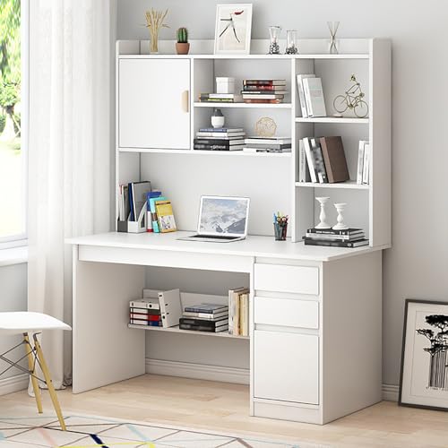 Qinhaixi Moderner Home Office -Schreibtisch mit Lagerregal, Schreibtischstudienstab von Qinhaixi
