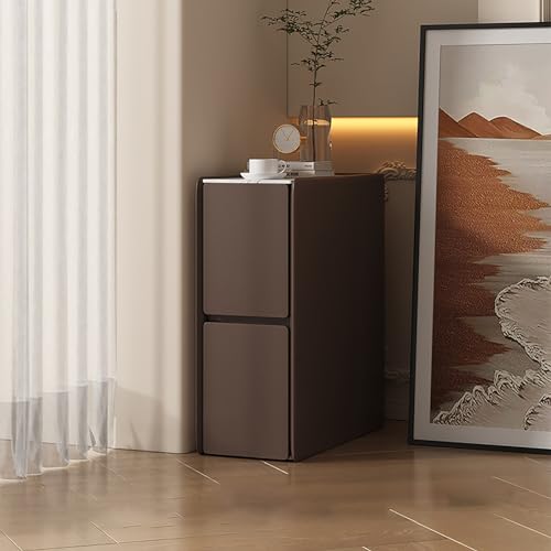 Qinhaixi Nachttische, minimalistisches schlankes Sofa -Seitentisch, Holzschrankständer durch Sofa, Schlafzimmer am Bett, W/2 Schubladen, für Schlafzimmer, Wohnzimmer und Flur, leicht zu reinigende, Qinhaixi Nachttische, minimalistisches schlankes Sofa -Seitentisch, Holzschrankständer durch Sofa, Schlafzimmer am Bett, W/2 Schubladen, für Schlafzimmer, Wohnzimmer und Flur, leicht zu reinigende, von Qinhaixi