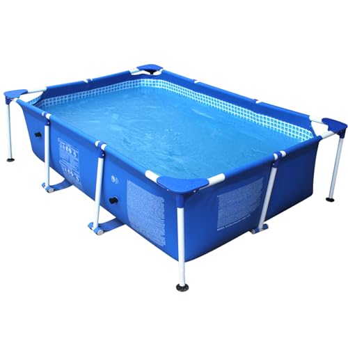 Qinlenyan Pool Supplies Rechteckige Schwimmbadabdeckung, wasserdicht, UV-beständig, Allwetterschutz, universal, einfach zu installieren, Schwimmbad-Schutzhülle, M von Qinlenyan