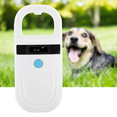 Haustier Mikrochip Scanner, Handheld Pet Reader Wiederaufladbarer Tier Chip ID Scanner Mikrochip Scanner Haustier Tag Scanner von Qinlorgo