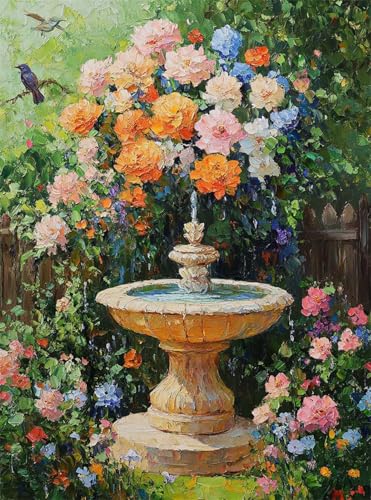 5D Diamond Painting Blume Diamant Painting Bilder Vogel DIY Eckige Full Drill Diamant Stickerei Malerei Kits, Mosaikherstellung Basteln Mädchen Geschenk Set für Kinder Haus Wanddeko 90x120 cm Q4-876 5D Diamond Painting Blume Diamant Painting Bilder Vogel DIY Eckige Full Drill Diamant Stickerei Malerei Kits, Mosaikherstellung Basteln Mädchen Geschenk Set für Kinder Haus Wanddeko 90x120 cm Q4-876 von Qinqhuag