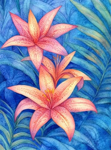 Diamond Painting Erwachsene, Diamant Painting Bilder Blume 5D Diamond-Painting Blätter DlY Vollbohrer Diamant Kunst Malerei Stickerei Bastelset Erwachsene Set, für Wohnzimmer Wanddeko 15x20 cm Q4-925 Diamond Painting Erwachsene, Diamant Painting Bilder Blume 5D Diamond-Painting Blätter DlY Vollbohrer Diamant Kunst Malerei Stickerei Bastelset Erwachsene Set, für Wohnzimmer Wanddeko 15x20 cm Q4-925 von Qinqhuag
